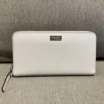 미사용 kate spade 장지갑 베이지 옅은 핑크