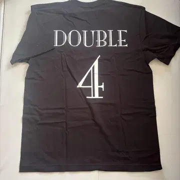 DOUBLE 4 티셔츠 블랙