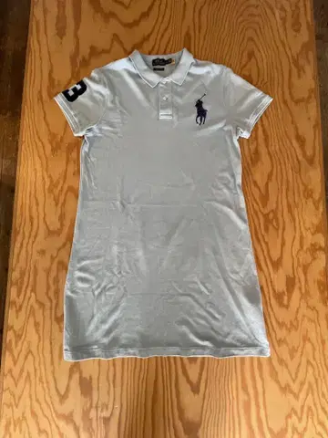 Polo Ralph Lauren 반팔 폴로 셔츠 원피스 L 라이트 블루
