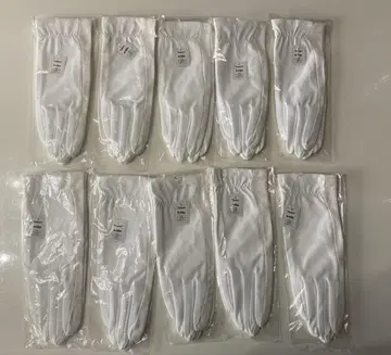 새상품 토레이 포멀 흰 장갑 10켤레 TORAY 라무타 S