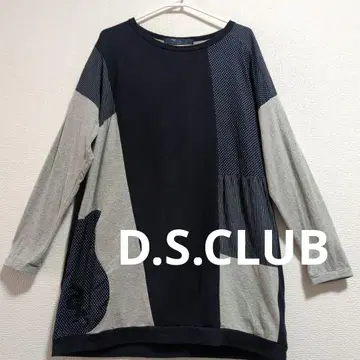 드럭 스토어즈 D.S.CLUB 이소재 튜닉 M 사이즈 네이비