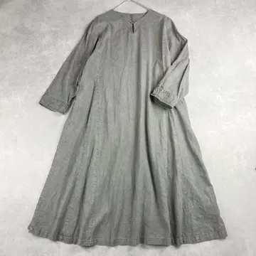 nest Robe Upcycle Lino 천연 염색 스키퍼 원피스 22년