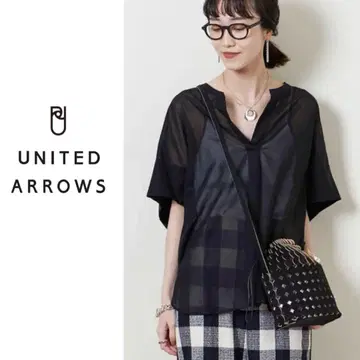 UNITED ARROWS C 보일 스키퍼 블라우스