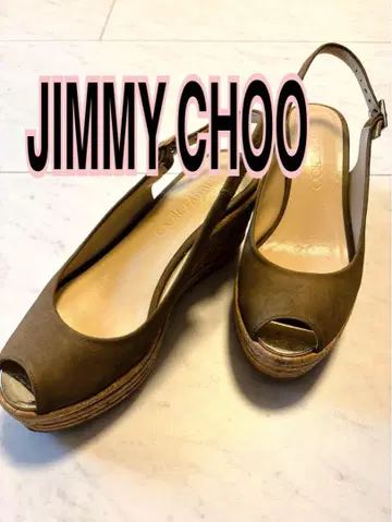 JIMMY CHOO 웨지솔 샌들 35