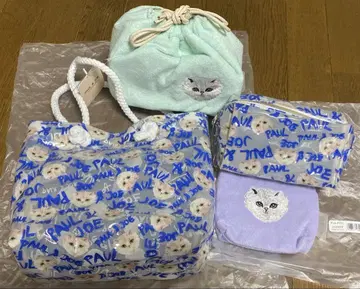 폴앤조 액세서리 비닐 토트백 파우치 새상품 집시