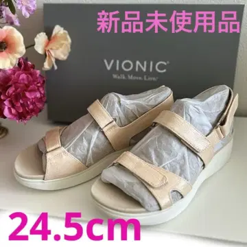 미사용 새상품 VIONIC 누아라 테크놀로지 인솔 샌들 24.5cm
