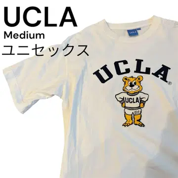 UCLA 화이트 티셔츠 Medium 흰색 유니섹스 피크 루즈핏
