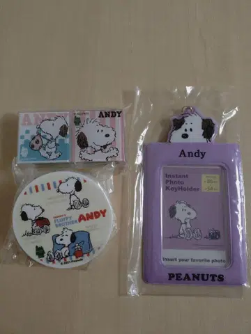 앤디 SNOOPYTOWN 3개 세트