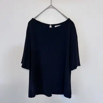 플라스테 플레어 슬리브 풀오버 블라우스 부드러운 소재 릴랙스 고급
