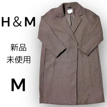 H&M 여성용 체스터 코트 아우터 브라운 M