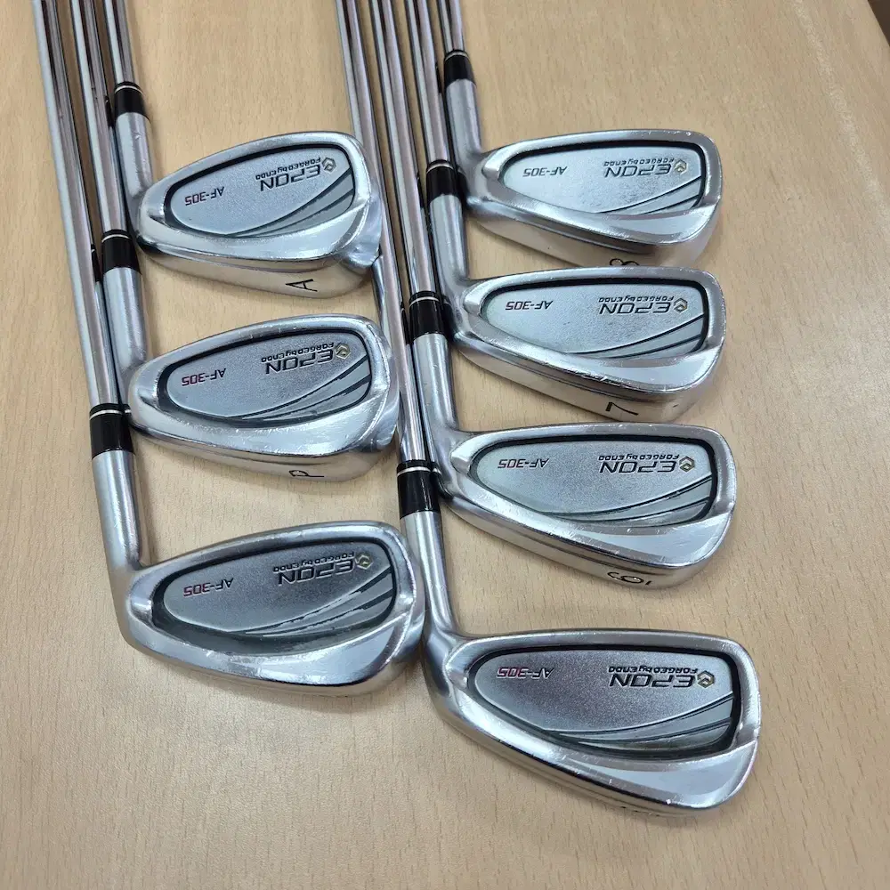 Epon AF503 Lightweight Steel 95 Stiff Flex Forged Used Golf Club Iron Set