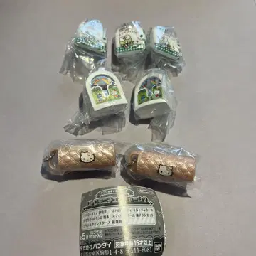산리오 캐릭터즈 레트로 미니어처 참 2 캡슐 토이 7개 세트