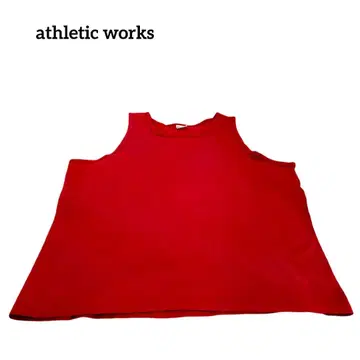 구제 의류 athletic 웍스 탱크탑 싱글 스티치 무지 90년대