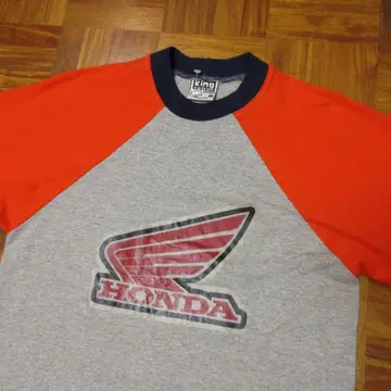 새상품급 90년대 USA제 HONDA 혼다 래글런 티셔츠 표기 사이즈 S