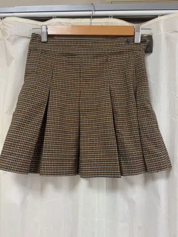 POLO British Country Spirit 플리츠 미니 스커트