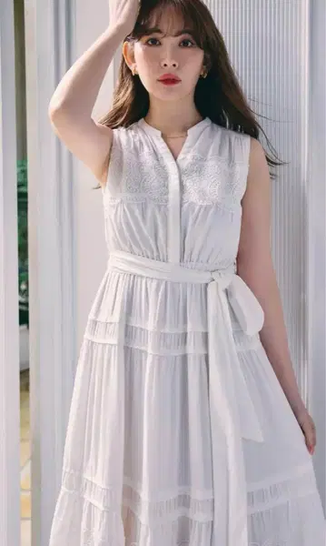 herlipto 스칼라 레이스 트림 드레스
