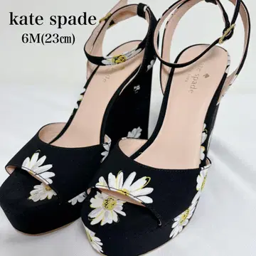 고품질 kate spade 꽃무늬 웨지 샌들 6M(23cm)