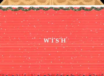 아라시 추첨 선물 WISH 크리스마스 카드 *H