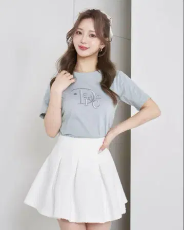 다리치 Darich 모노그램 티셔츠 SAX