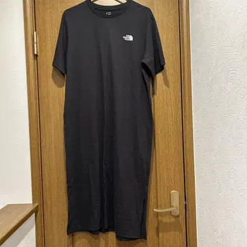 THE NORTH FACE 블랙 롱 원피스 반팔