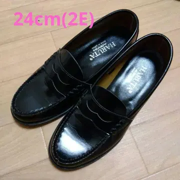 HARUTA 로퍼 블랙 24cm 2E