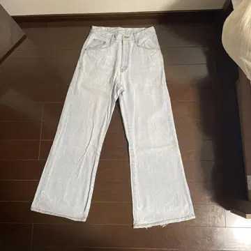 WEGO 와이드 플레어 청바지