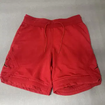 빨간색 조던 로고 숏 팬츠