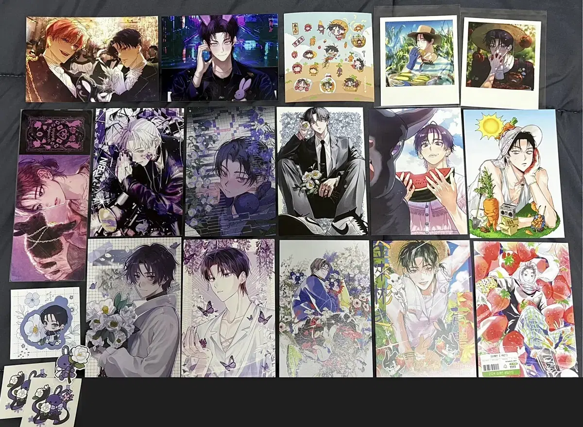 Trapped in a Web Novel as a Hardcore Fan Kim Raebin Birthday Cafe postcard & ld bulk wts