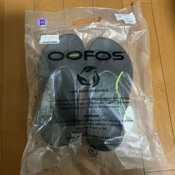 OOFOS ORIGINAL UNISEX 블랙 M4/W6