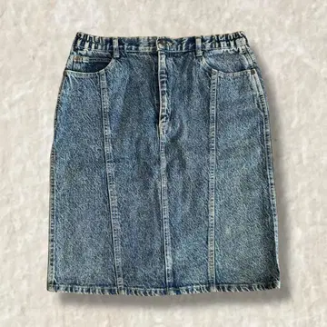 00s 빈티지 데님 스커트 y2k 그런지 헤이세이 빅 사이즈