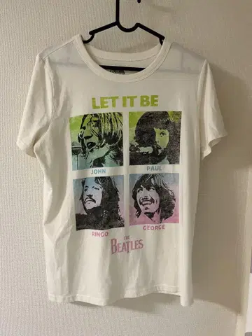 The Beatles 티셔츠 M 사이즈 화이트