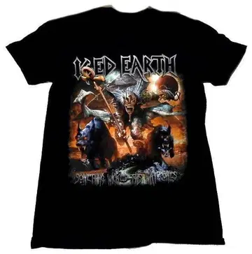 ICED EARTH 티셔츠 S 사이즈 새상품 특가 상품