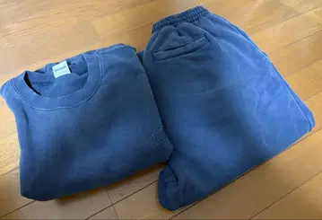 케보즈 다크 블루 맨투맨 셋업