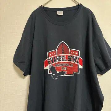 아메카지 티셔츠 프린트 블랙 3XL 오버 사이즈 길단