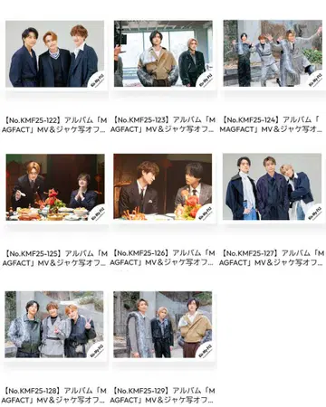 Kis-My-Ft2 MAGFACT MV 재킷 사진 오프 샷