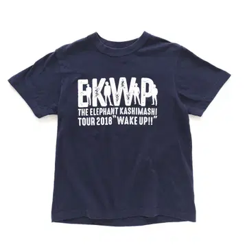 엘리펀트 카시마시 2018 WAKE UP 투어 티셔츠 네이비 [S]