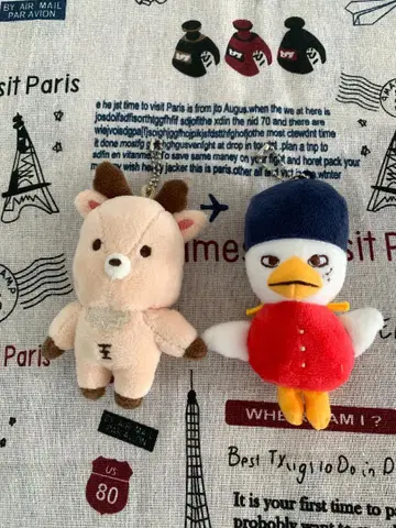 봉제 인형 키링 세트