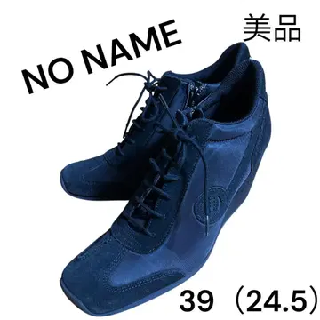 새상품급 NO NAME 노네임 통굽 웨지솔 스니커즈 39 블랙