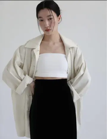 에레 빈티지 새틴 코트