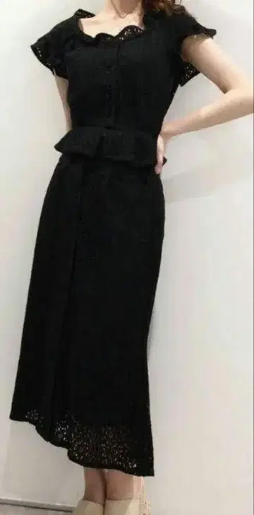 레이디 아젤 레이스 셋업