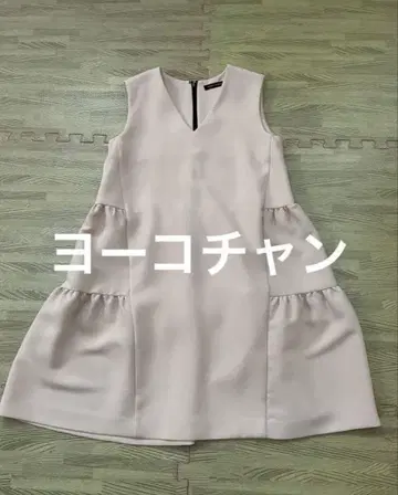 요코짱 yoko Chan 원피스 핑크 꽃놀이 맑음 티어드