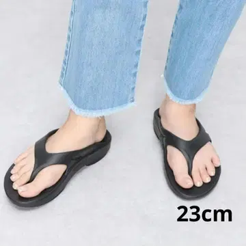 OOFOS 리커버리 샌들 23cm 우포스 블랙