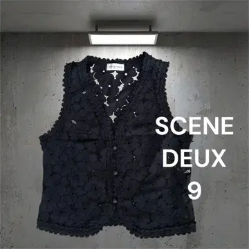 SCENE DEUX 여성용 베스트 베스트 9호 레이스