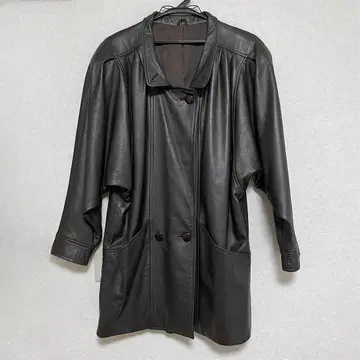 가죽 자켓 양가죽 천연 가죽 브라운 어깨 패드 11호 쇼와 레트로
