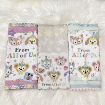 Duffy and Friends 미니 타월 3종 세트