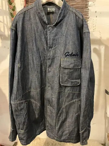 GOODENOUGH 굿이너프 데님 커버올 L 우라하라 자켓