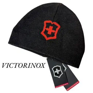 VICTORINOX 빅토리아녹스 비니 니트 모자 브라운 택 포함