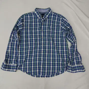 tommy bahama 긴팔 체크 셔츠 구제 의류 L