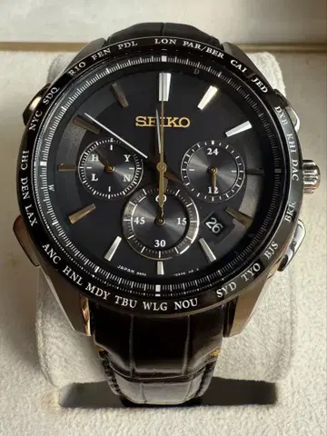 SEIKO Brightz 세이코 브라이트 전파 솔라 크로노그래프 티타늄