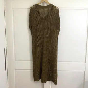 CITYSHOP N/S KNITTING DRESS 원피스 카키 새상품급
